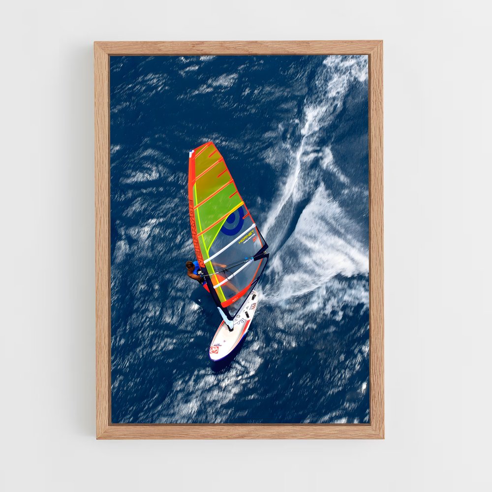 Poster Antoine albeau – affiche Planche à voile (vue 4)